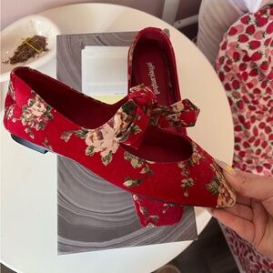 Jeffrey Campbell Floral Flats